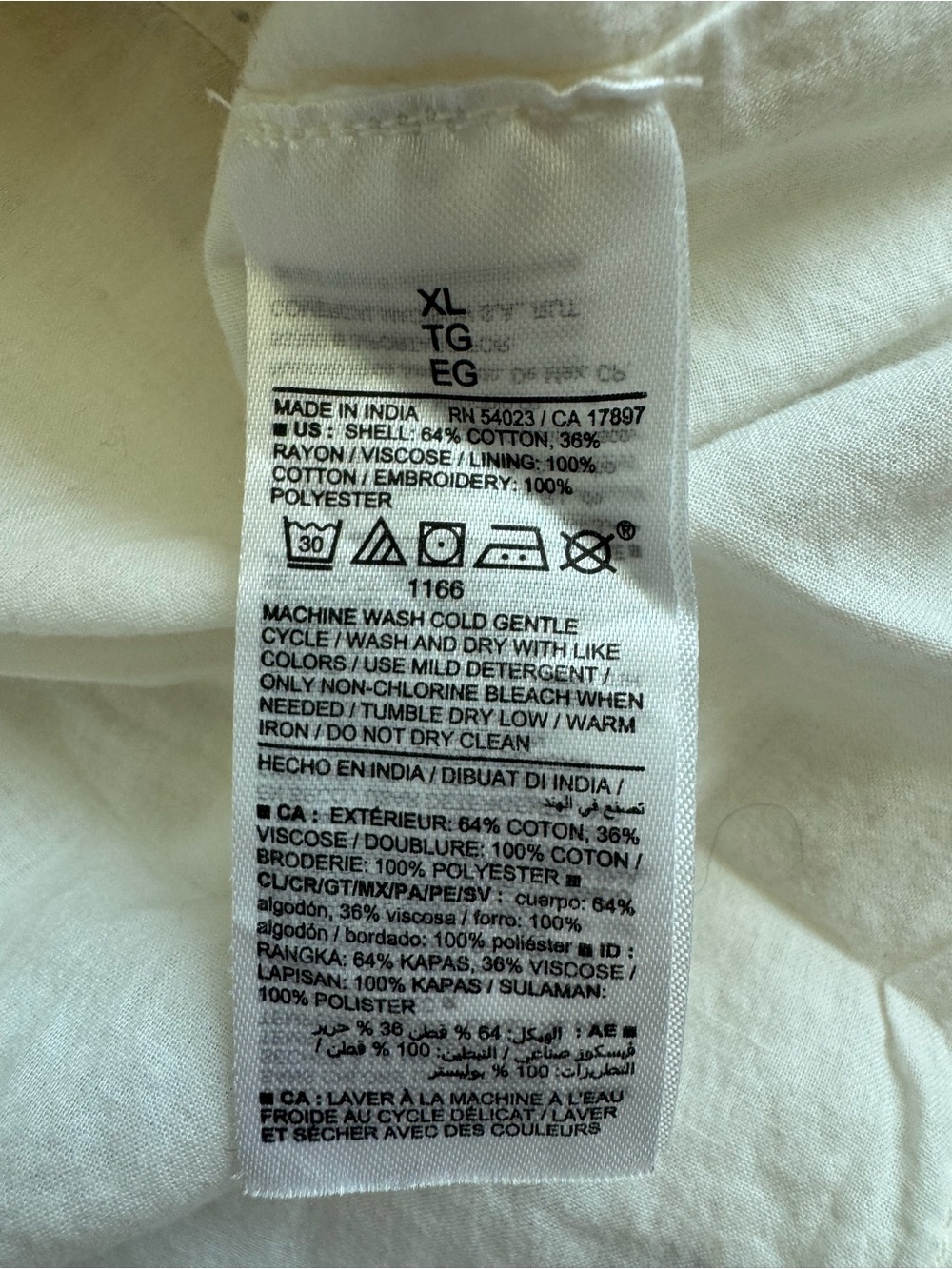 Old Navy Cream Dress - Picture 6 of 7